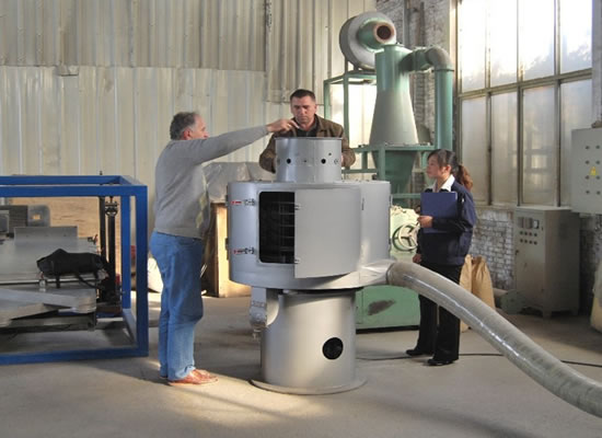 立式氣流篩分機